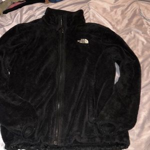 North face fuzzy jacket